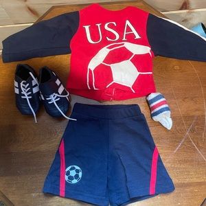 Doll Soccer Uniform